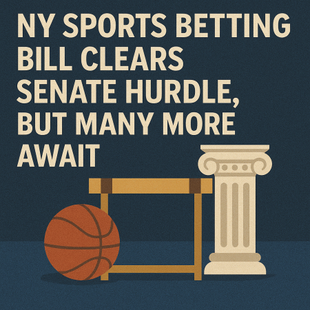 NY Sports Betting Bill Clears Senate Hurdle, But Many More Await