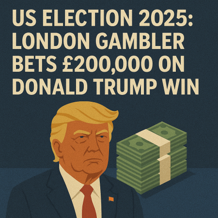 US election 2025: London gambler bets £200,000 on Donald Trump win