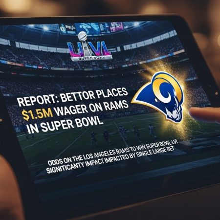 Report: Bettor Places $1.5M Wager on Rams in Super Bowl