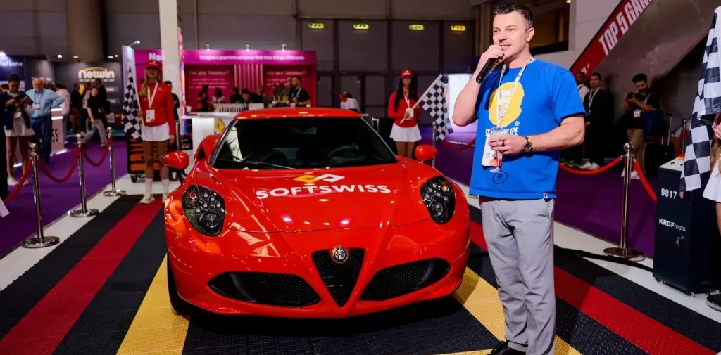 SOFTSWISS presents live-assembled Alfa Romeo 4C at SiGMA Central Europe 2025