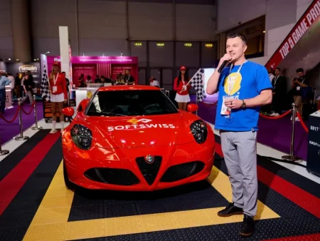 SOFTSWISS presents live-assembled Alfa Romeo 4C at SiGMA Central Europe 2025