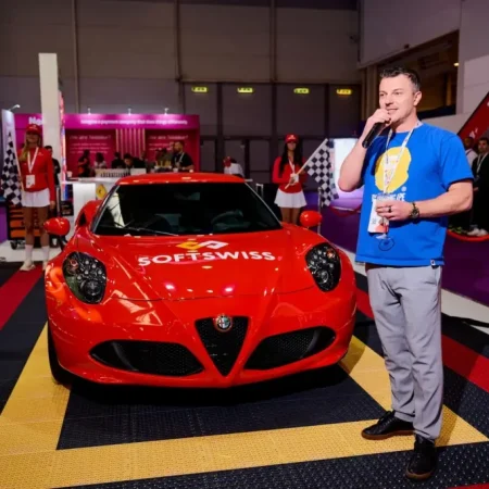 SOFTSWISS presents live-assembled Alfa Romeo 4C at SiGMA Central Europe 2025