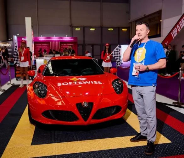 SOFTSWISS presents live-assembled Alfa Romeo 4C at SiGMA Central Europe 2025